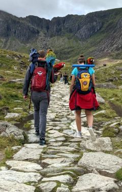 Strange sight on Idwal path