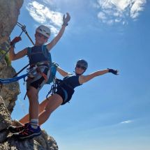 via ferrata overlooking Split