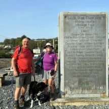 South West Coast Path halfway point