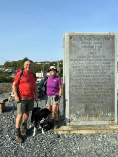 South West Coast Path halfway point