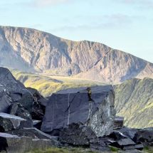 View of Clogwyn d'Ur Arddu, N. Wales