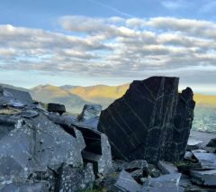 Looking towards the Nantlle Ridge, N. Wales