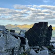 Looking towards the Nantlle Ridge, N. Wales